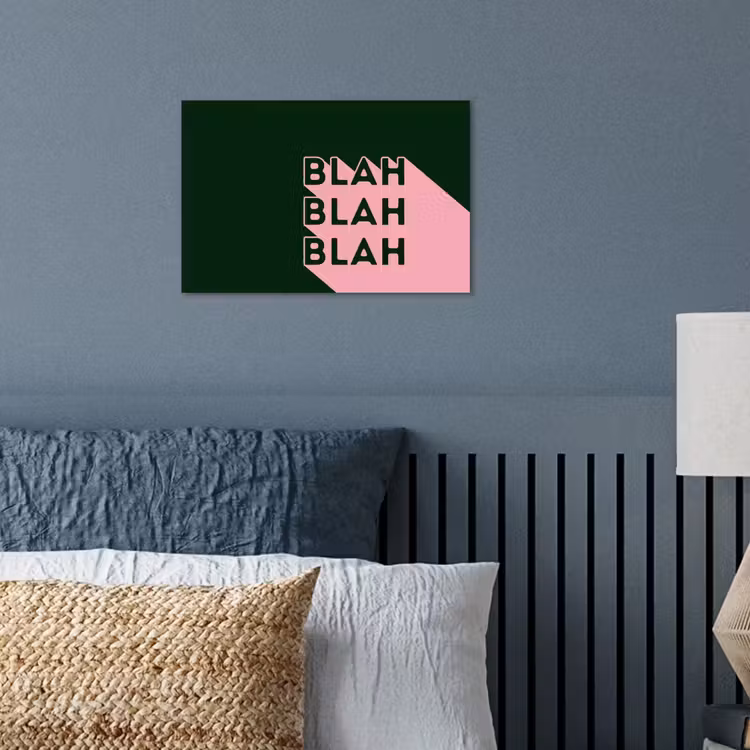 Poster - Donkergroen - Tekst - Schaduw - Grafisch — 3
