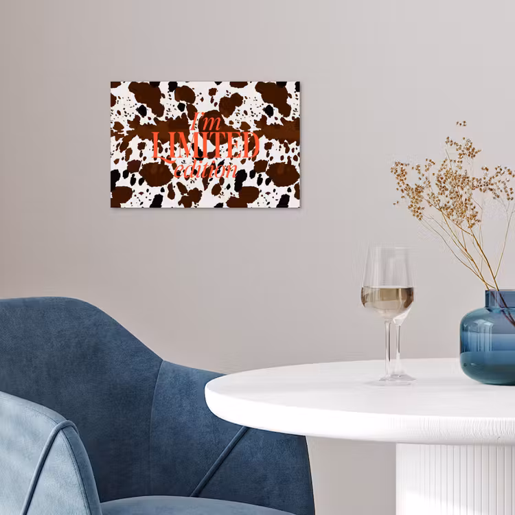 Poster - Koeienprint - Limited edition - Rood — 4