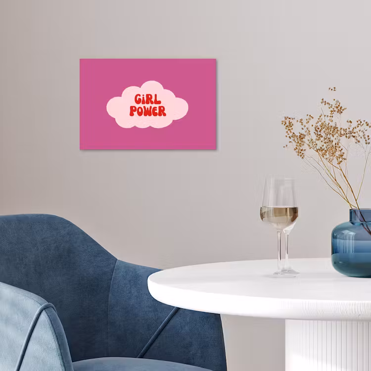 Poster - Girl power - Wolk - Roze — 4