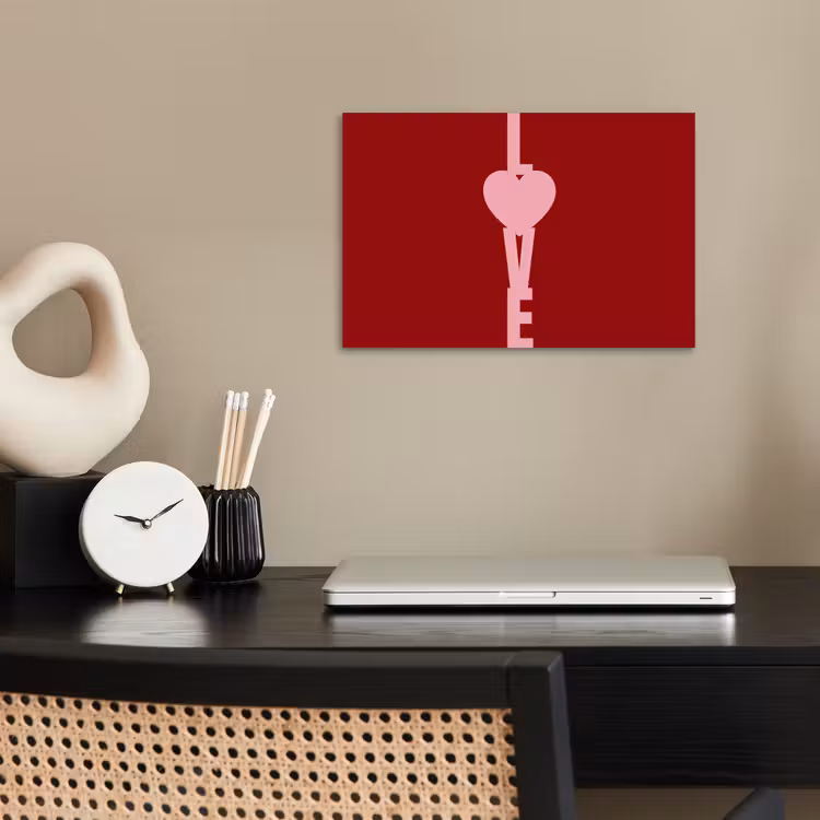 Poster - Love - Hart - Rood — 2