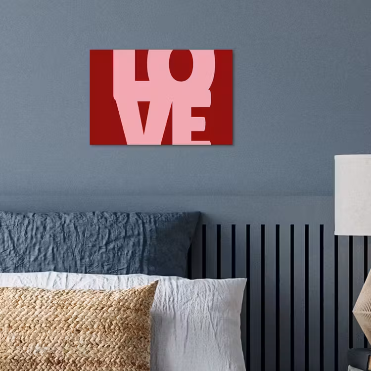 Poster - Love - Rood - Blokletters — 3