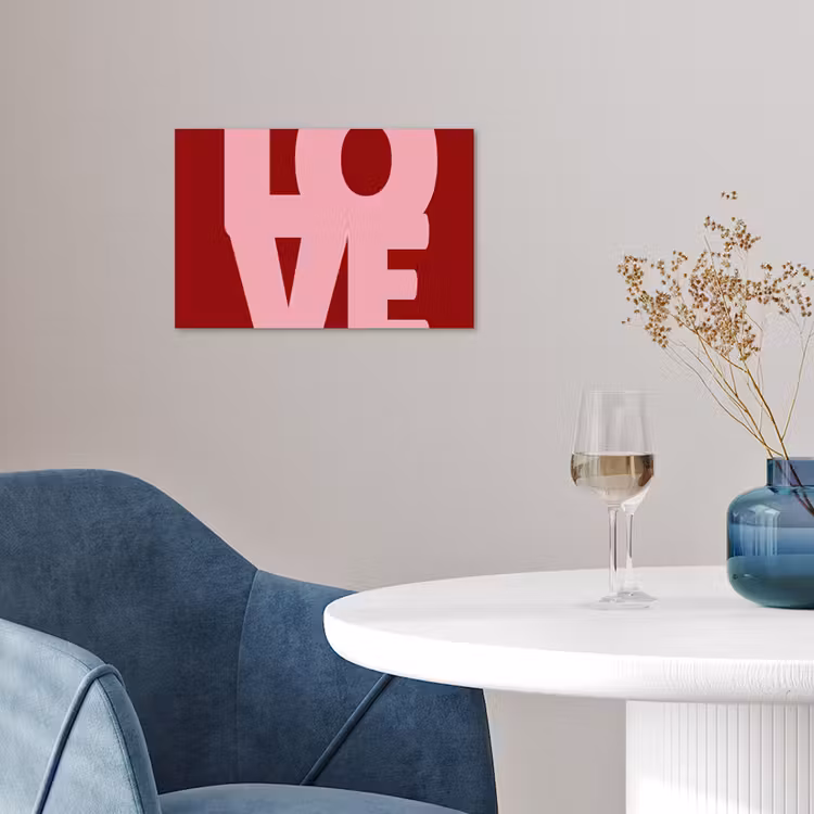 Poster - Love - Rood - Blokletters — 4