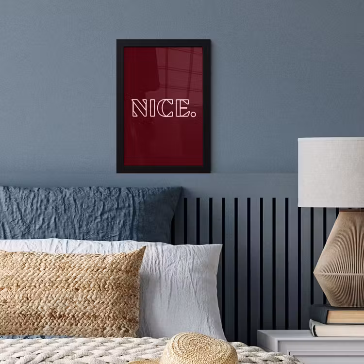 Poster met lijst - Bordeaux - Nice - minimalistisch — 4