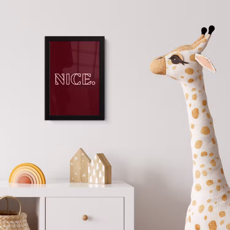 Poster met lijst - Bordeaux - Nice - minimalistisch — 5