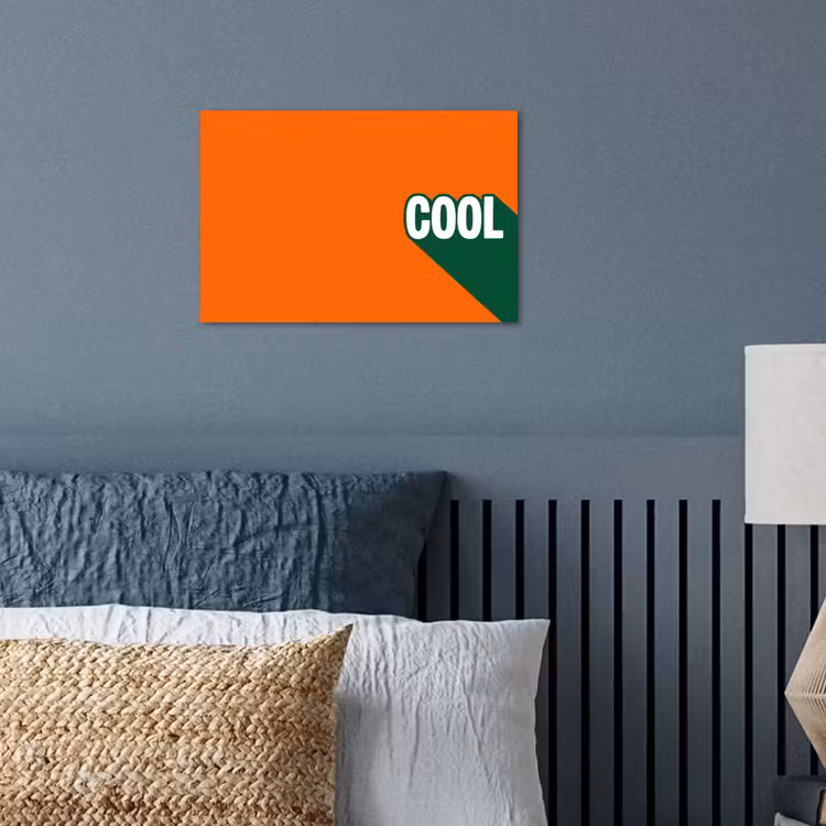 Poster - Cool - Oranje - Groen — 3