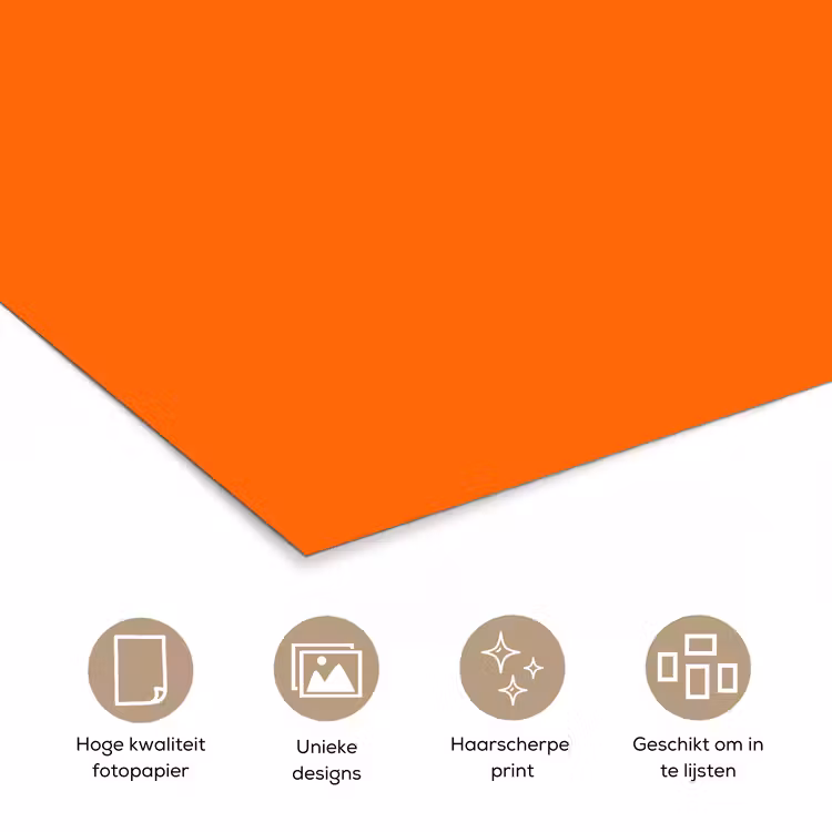 Poster - Cool - Oranje - Groen — 5