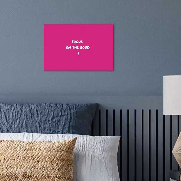 Poster - Focus - Smiley - Roze — 3