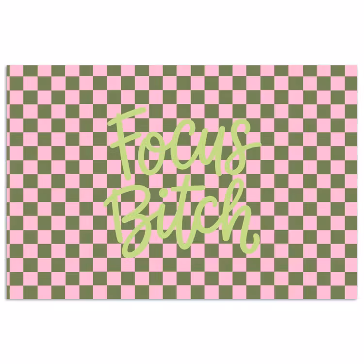 Poster - Focus - Vakken - Roze — 1