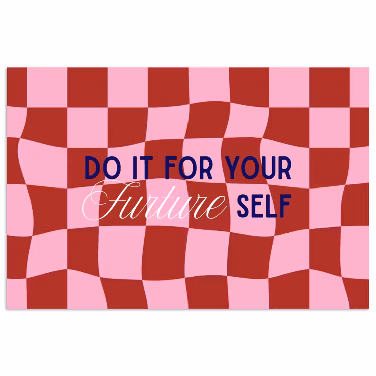 Poster - Furture - Geblokt - Rood — 1