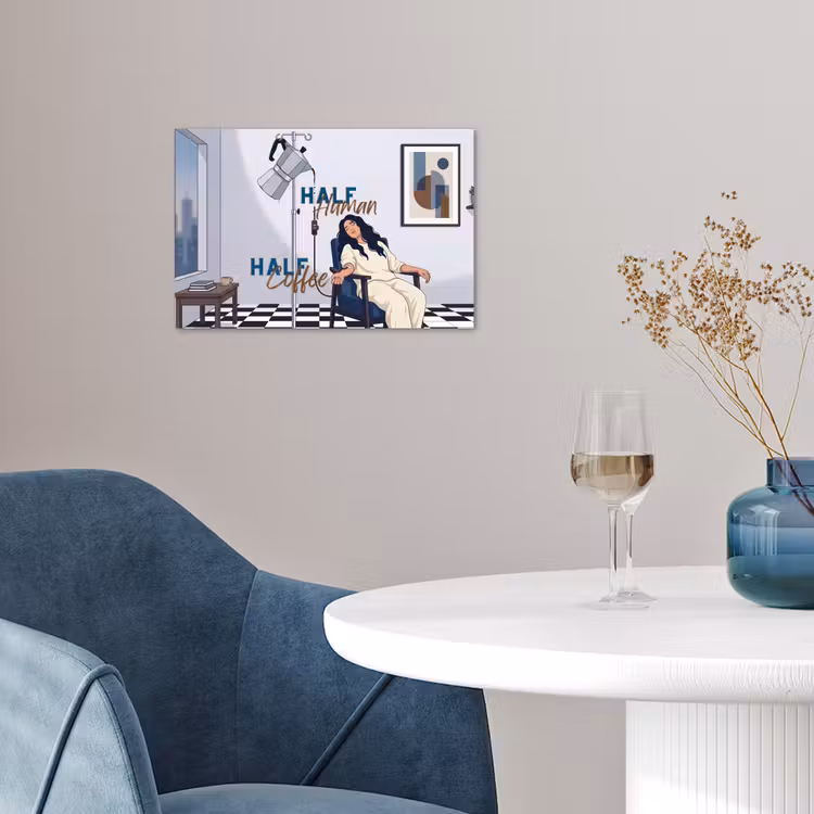 Poster - Half human, Half Coffee - Infuus - Koffie — 4