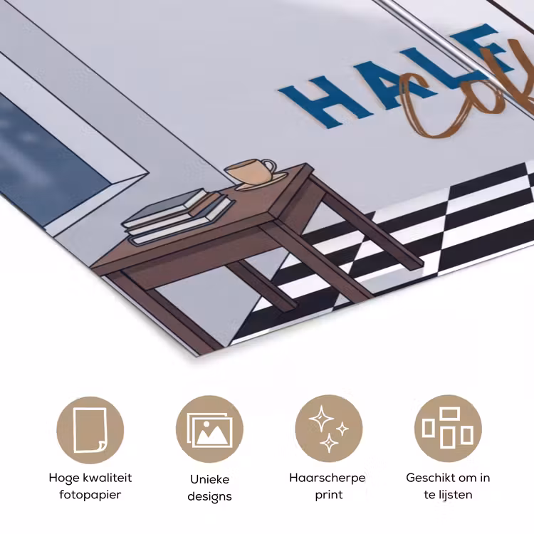 Poster - Half human, Half Coffee - Infuus - Koffie — 5