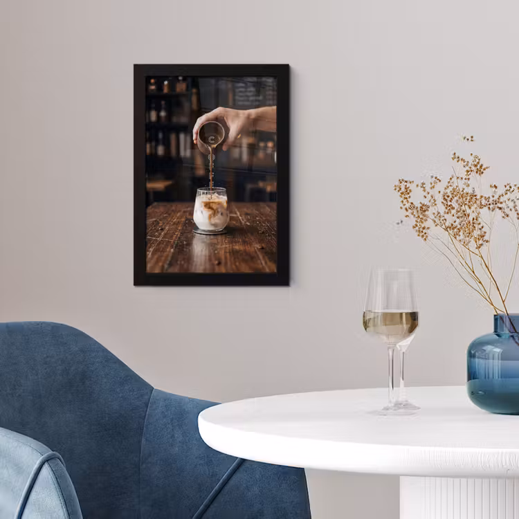 Poster met lijst - Espresso - Melk - Café — 2