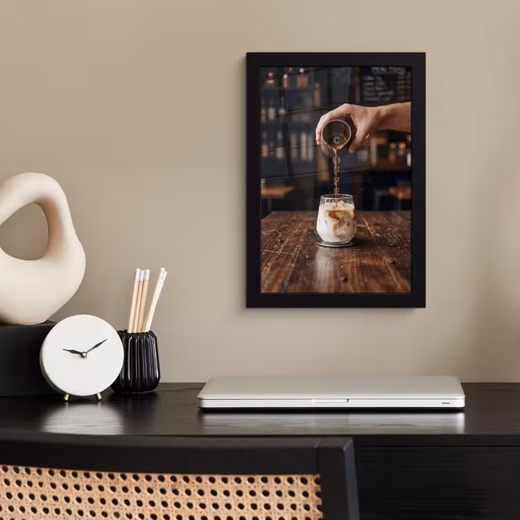 Poster met lijst - Espresso - Melk - Café — 3