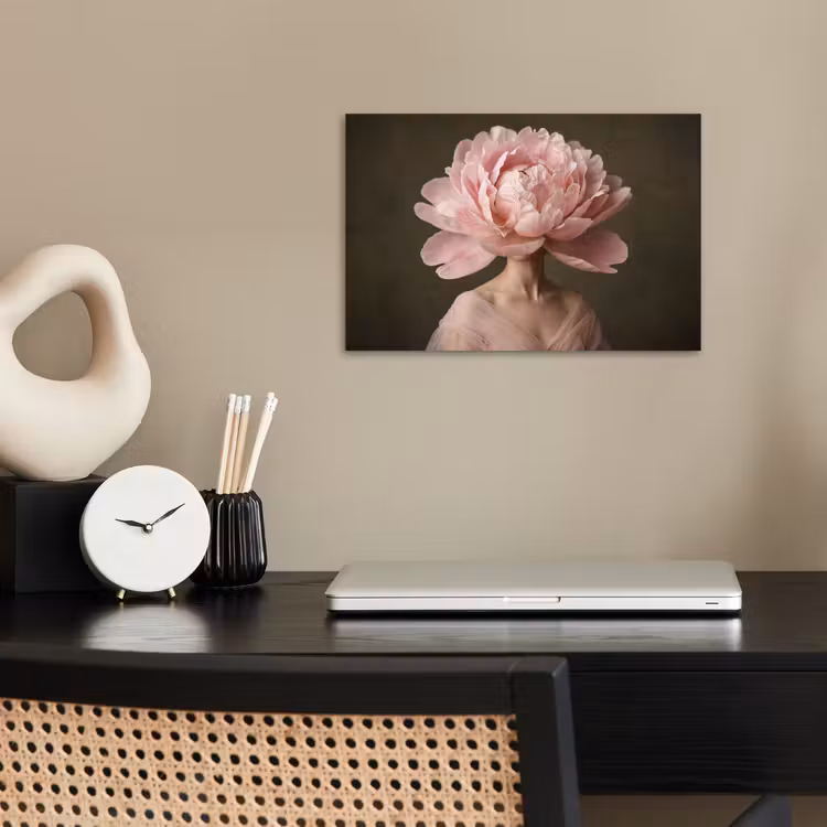 Poster - Gezicht - Roos - Roze — 2
