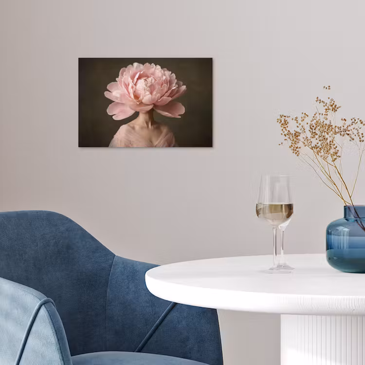 Poster - Gezicht - Roos - Roze — 4