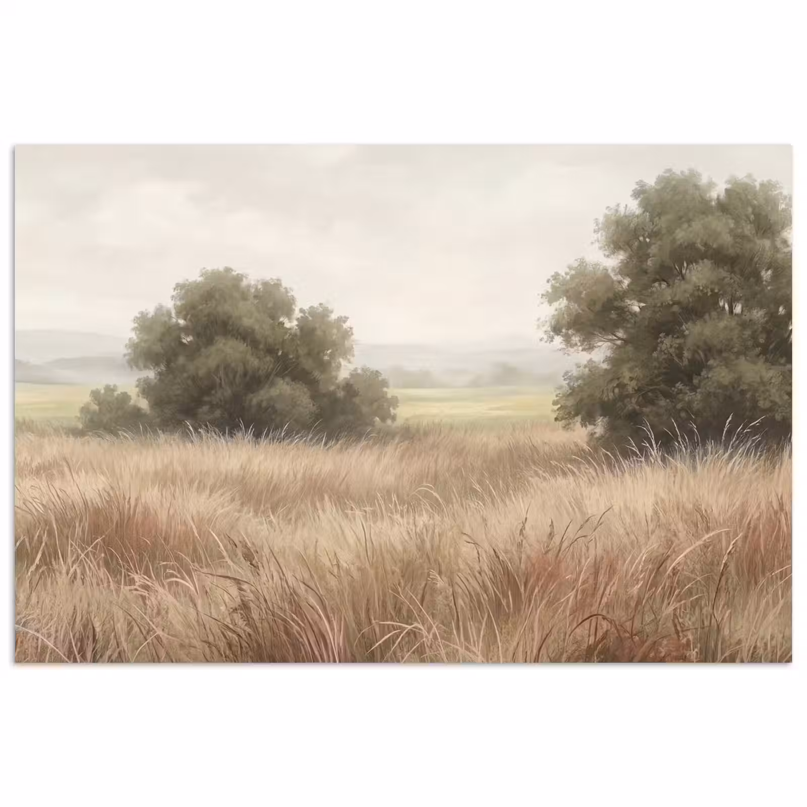 Poster - Landschap - Minimalistisch - Beige — 1