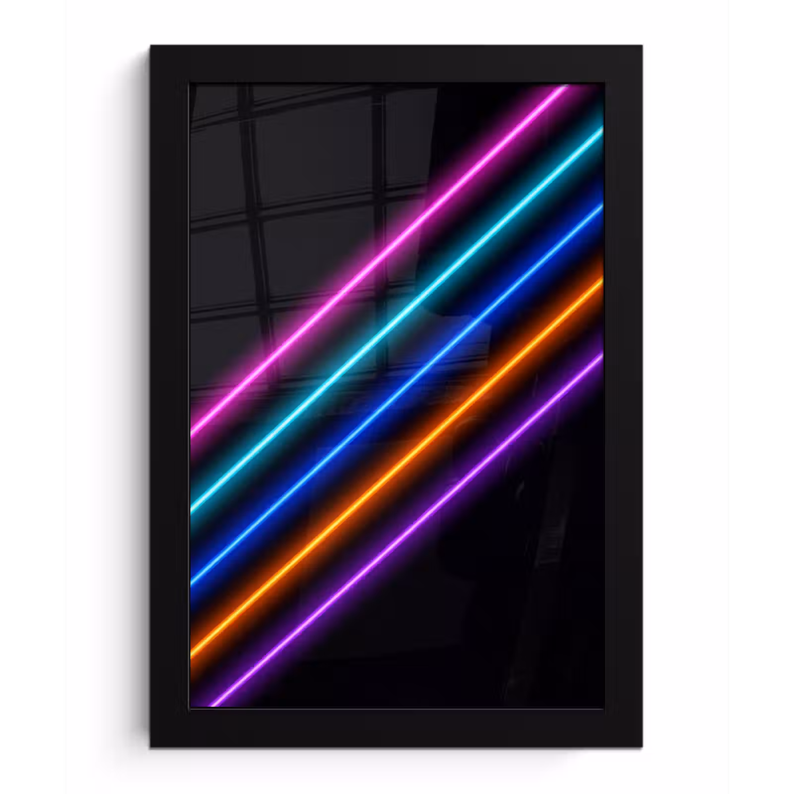 Poster met lijst - Esthetiek - Retro - Neon — 1