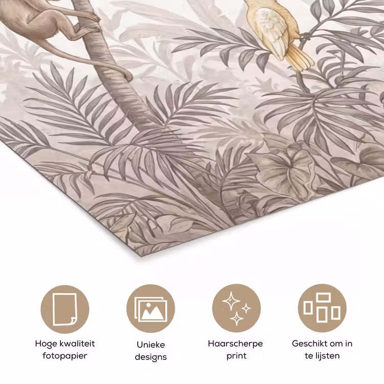 Poster - Jungle - Dieren - Palmbomen — 5