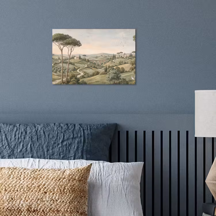 Poster - Landschap - Heuvels - Zandpad - Groen — 3