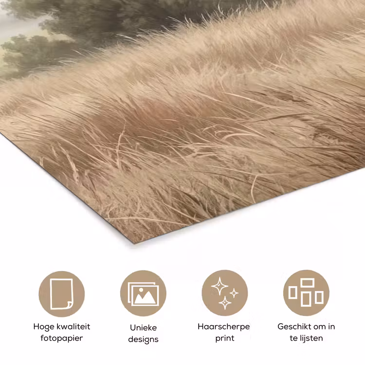Poster - Landschap - Minimalistisch - Beige — 5