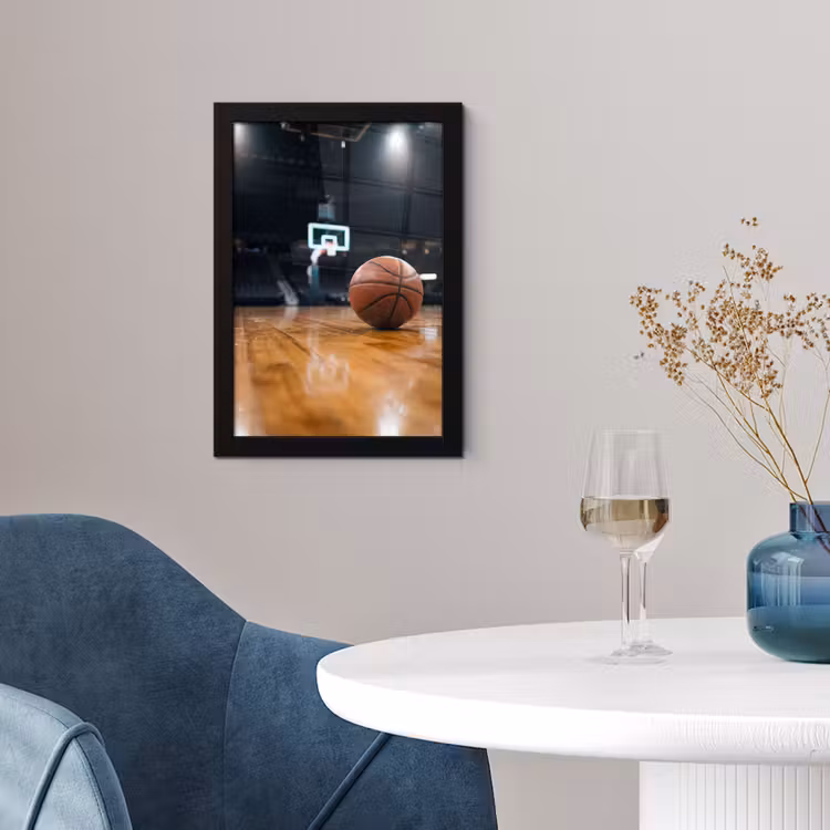 Poster met lijst - Basketbal - Arena - Sport — 2