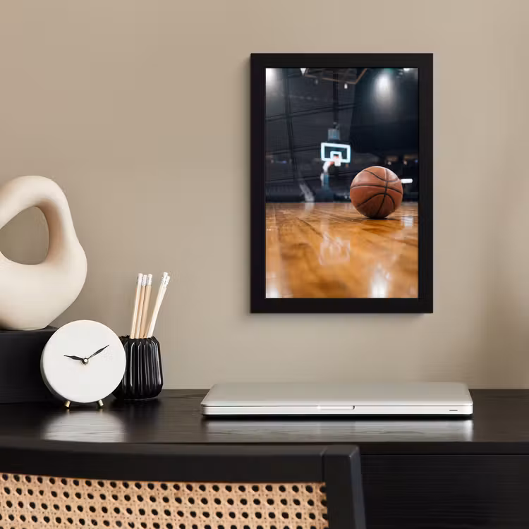 Poster met lijst - Basketbal - Arena - Sport — 3