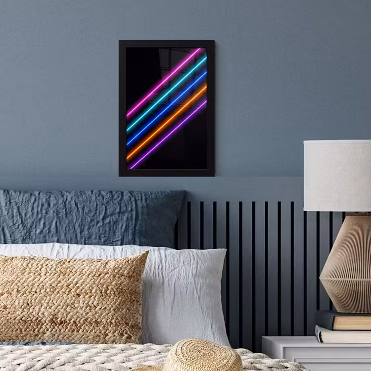 Poster met lijst - Esthetiek - Retro - Neon — 4