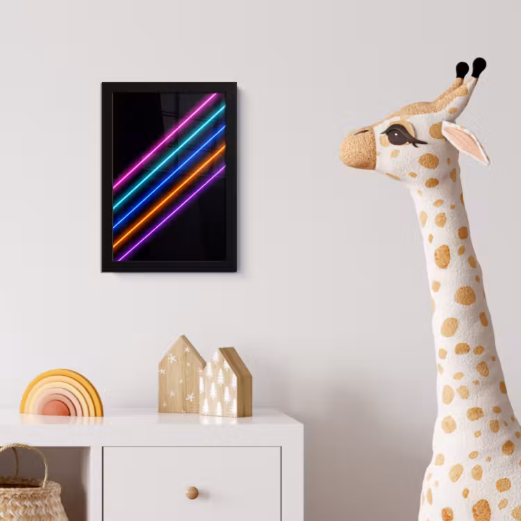 Poster met lijst - Esthetiek - Retro - Neon — 5