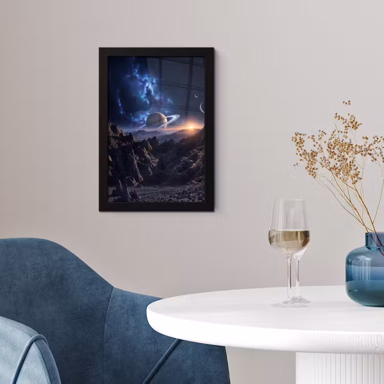 Poster met lijst - Fantasy - Kosmos - Landschap — 2