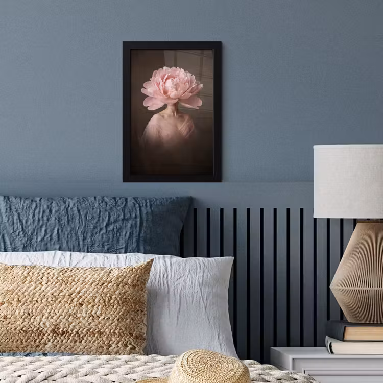 Poster met lijst - Gezicht - Roos - Roze — 4