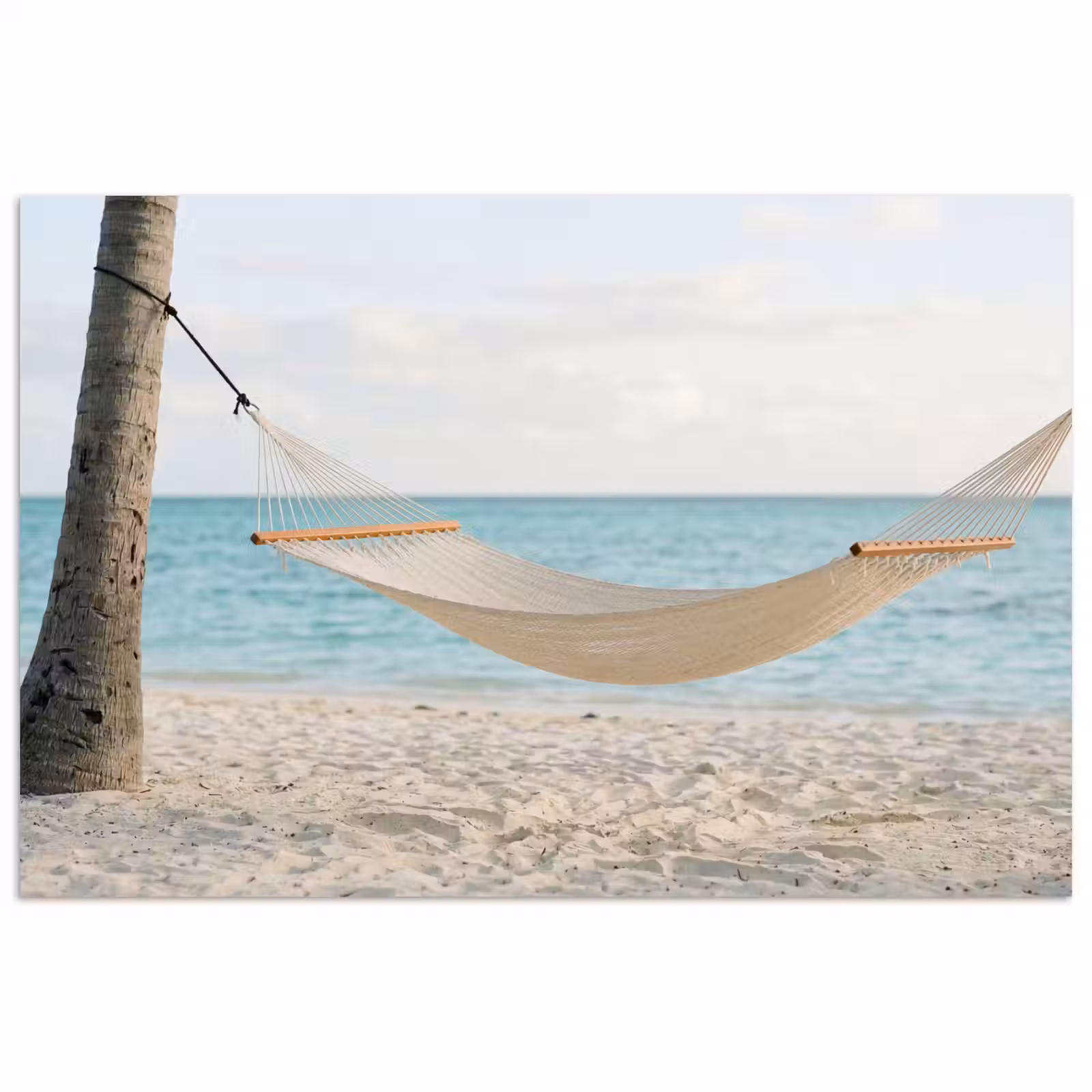 Poster - Hangmat - Strand - Wit — 1