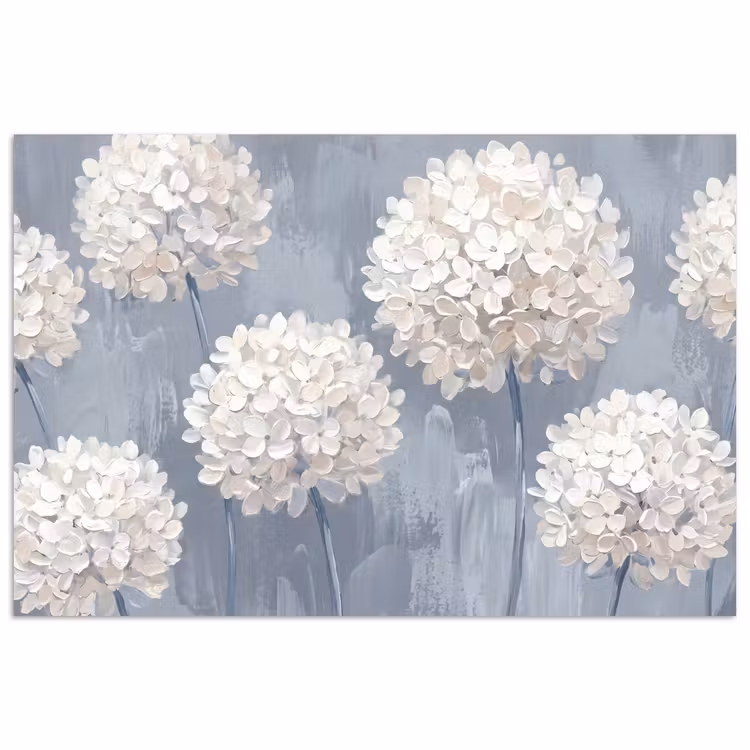 Poster - Bloemen - Illustratie - Blauw — 1