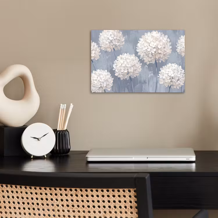 Poster - Bloemen - Illustratie - Blauw — 2
