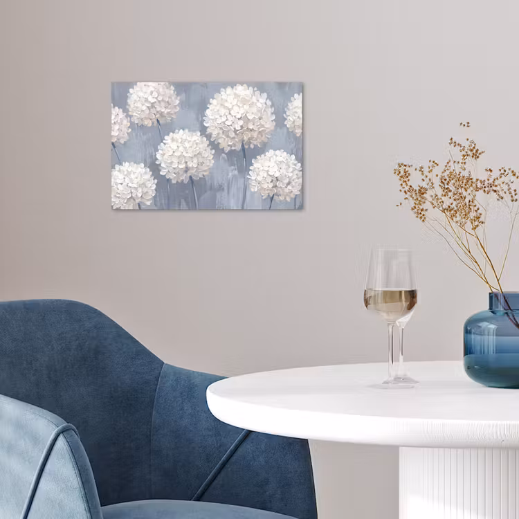 Poster - Bloemen - Illustratie - Blauw — 4