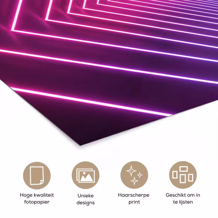 Poster - Driedimensionaal - Tunnel - Ruimte — 5
