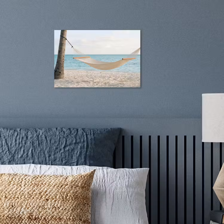 Poster - Hangmat - Strand - Wit — 3