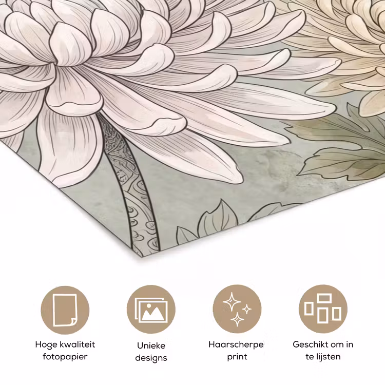 Poster - Illustratie - Bloemen - Groen — 5