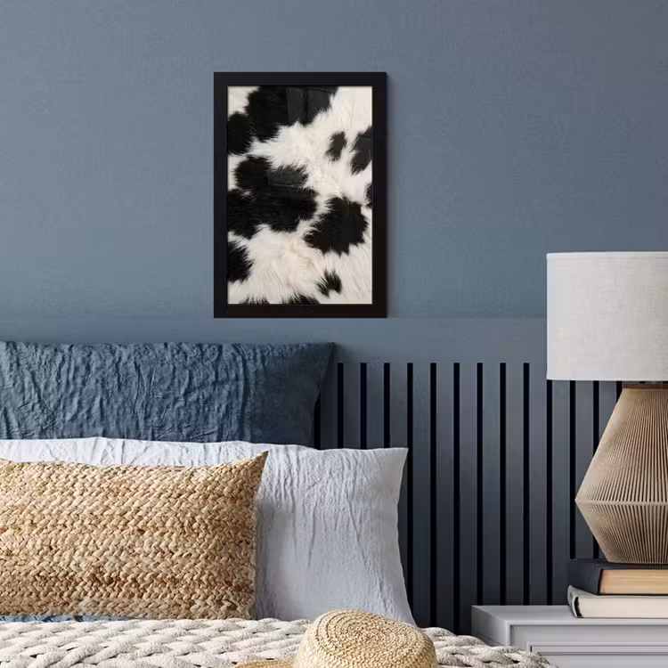 Poster met lijst - Bont - Textuur - Zwart - Wit — 4