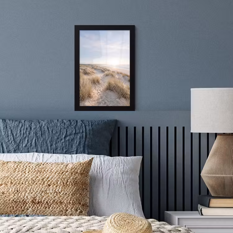 Poster met lijst - Duinen - Strand - Beige — 4