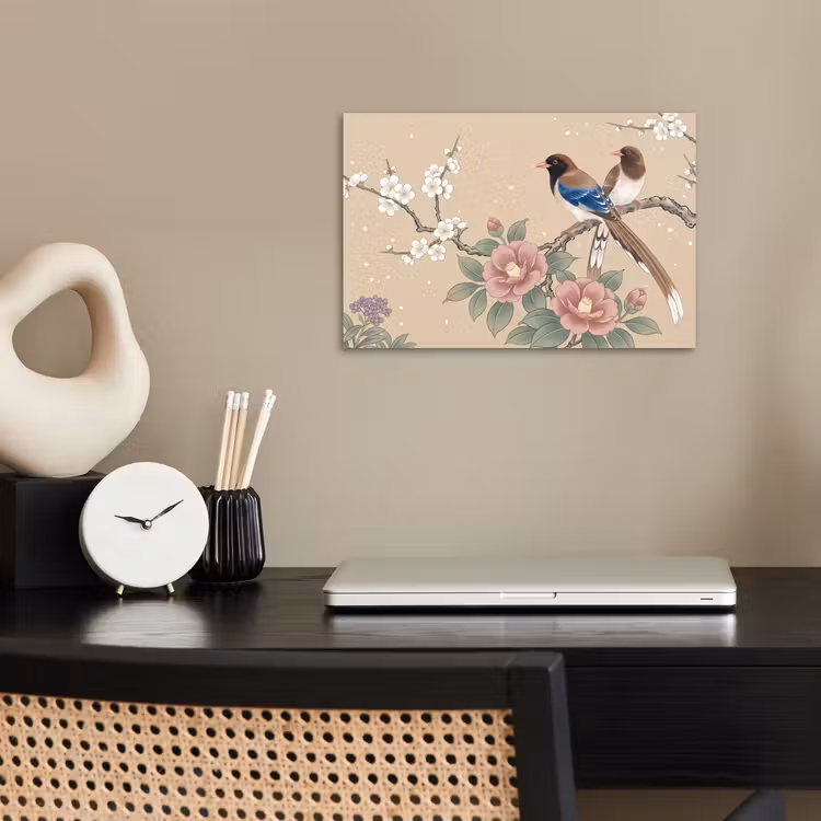 Poster - Bloemen - Vogels - Bloemen — 2