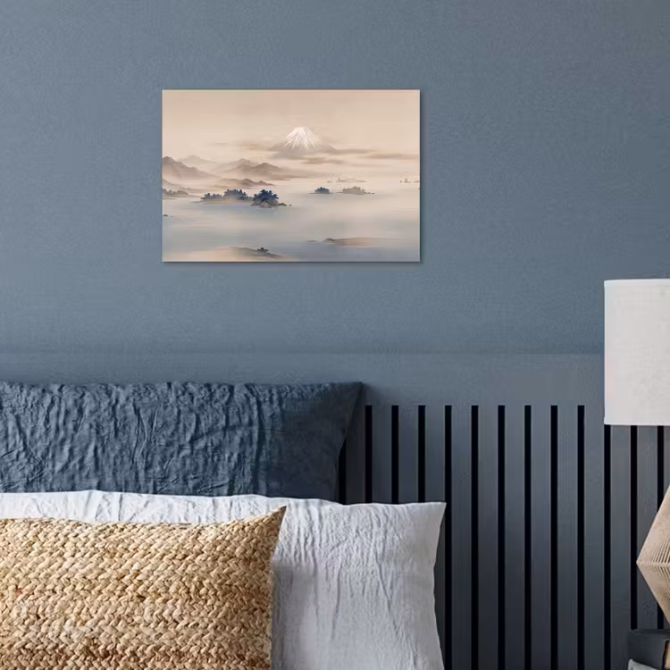 Poster - Japans - Landschap - Beige — 3
