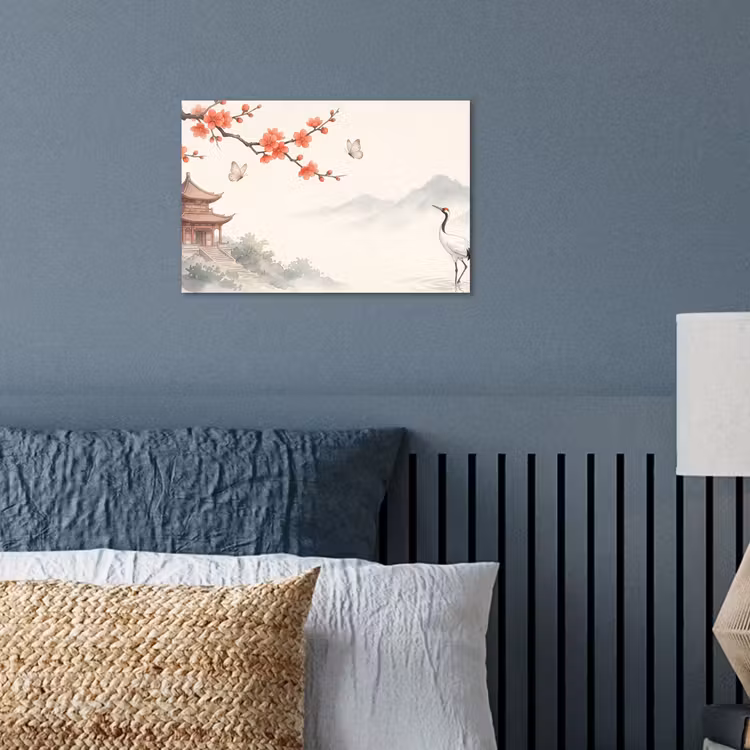 Poster - Kraanvogel - Azië - Klassiek — 3