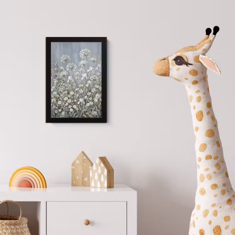 Poster met lijst - Bloemen - Botanisch - Blauw — 5