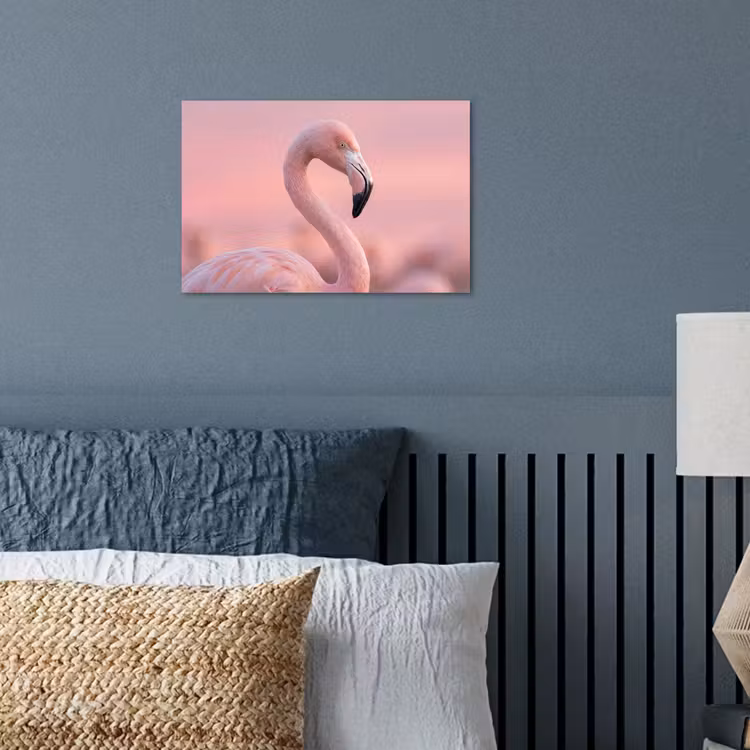 Poster - Flamingo - Portret - Roze — 3