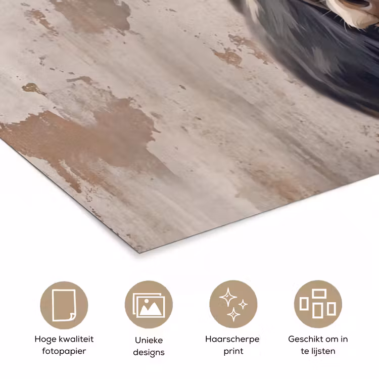 Poster - Koe - Portret - Dieren - Modern — 5