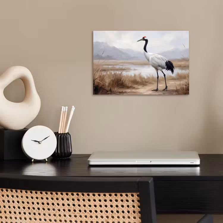 Poster - Kraanvogel - Natuur - Realistisch — 2