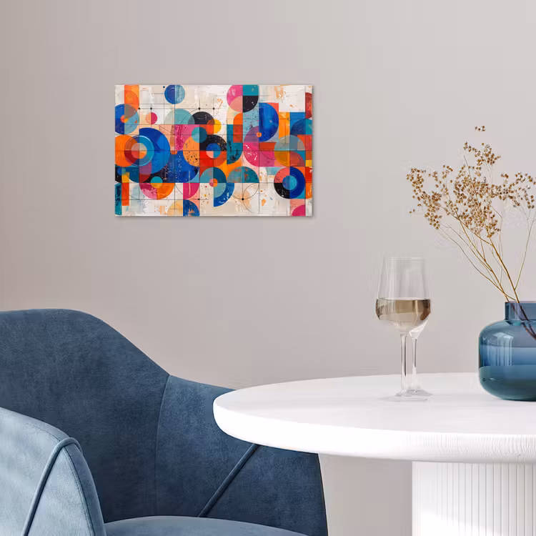 Poster - Kunst - Geometrisch - Abstract - Kleurrijk — 4