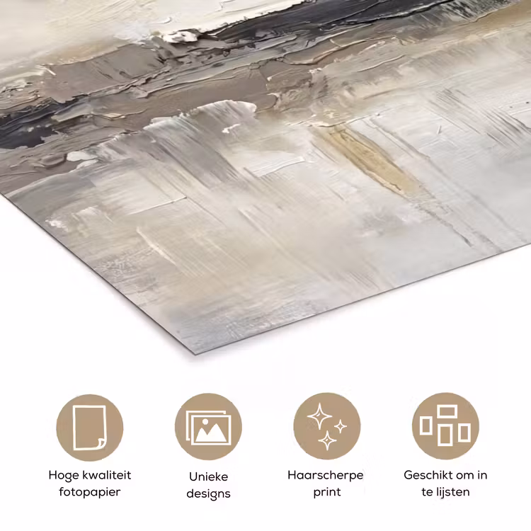 Poster - Landschap - Horizon - Natuur - Abstract - Neutraal — 5