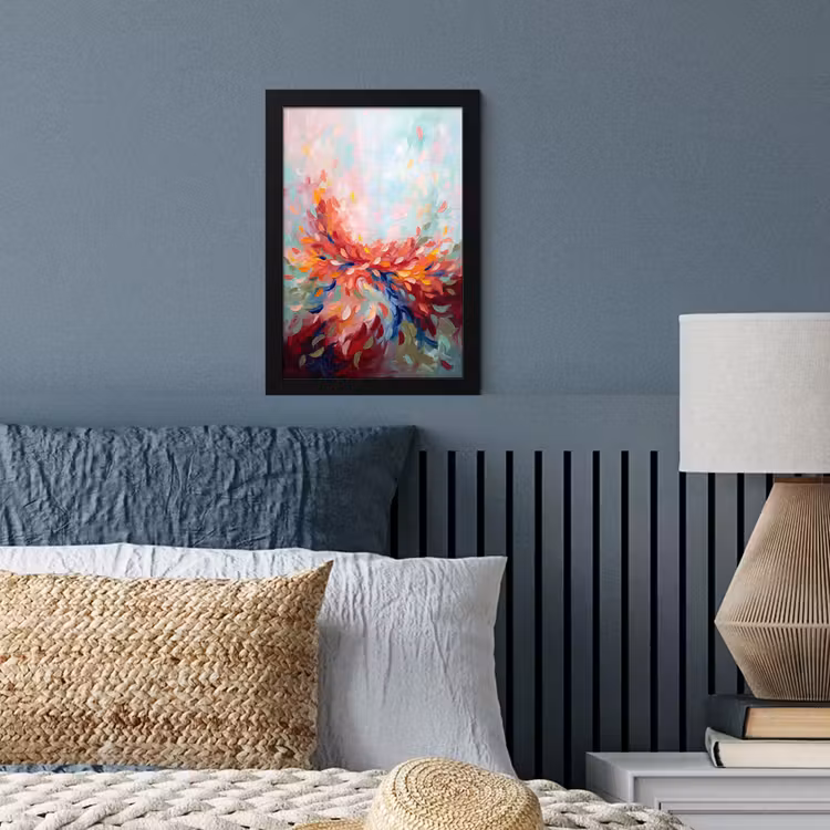 Poster met lijst - Bloemen - Abstract - Kunst - Modern — 4