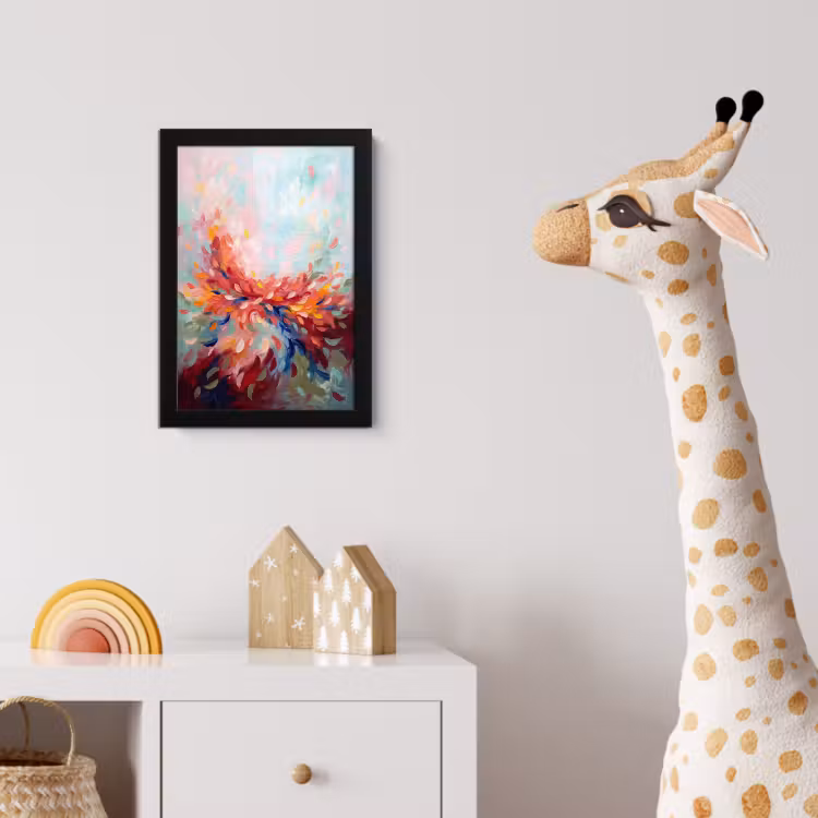 Poster met lijst - Bloemen - Abstract - Kunst - Modern — 5
